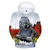 Erkek Hoodies 3D Hoodie Krop Spor Giyim Moda Sokak Stili Trend Erkek Kadınlar Uzun Kollu UNISEX HOODED SCATESTIR