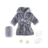 Pośrodek urodzony Baby Pography Props Bathrobes Sets Ręczniki