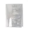 Transparent PVC Book Sleeve A6/A5 Cover Binder Notebook Waterproof Fit för de flesta planerare Scrapbook