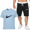 Suminio de dise￱o para hombres Camiseta corta de manga corta Traje de moda Marca Casual 2 PCS Clothing Mens Sweater Dise￱ador de ropa deportiva ropa de lujo
