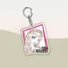 Keychains Danganronpa Dupla lados Acrílico Chave de Chaves Coleção Anime Nanami Chiaki Nagito Komaed Chain Key Chete Binket