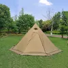 Tenten en schuilplaatsen nieuwe grote piramide tent lichtgewicht tipee tipi met fornuis jack met sneeuw rok tent wandelen luifels schuilplaats j230223