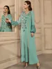 Etnische kleding Vestidos Femininos Kaftans voor vrouwen Abaya Dubai Arabische Pakistaanse Turkije Islam Moslim Lange jurk Robe Longue Femme Musulmane