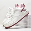Shoes One 1 Low Sports Valentines Day Restriction Cherry Sail Pink Red Love Womens Skate Couple Heart Shape Sneakers Fd4616-161