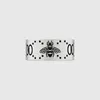 럭셔리 디자이너 링 여자를위한 은색 반지 남성 빈티지 단순함 벌 패턴 보석 캐주얼 파티 비치