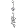 Navel Bell Button Rings D0005 Angel Belly Ring Drop Delivery Jewelry Body Dhgarden Dhwut