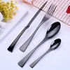 4 Pieces Wed Set Silverware Fork Spoon Knife Cutlery Set Steel Flatware Tableware