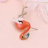 Brooches FARLENA Jewelry Cute Pink Flamingo Brooch Pins Fashion Bird Enamel For Women