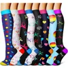 5 st strumpor Hosiery Compression Socks Sport Calf Socks Running Pressure Socks Cycling Compression Elastic Socks Men Sjuksköterskor Kvinnor Komprimering Sock Z0221