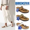 Pantofole di lusso Designer Birkinstocks Sandali Germania Boken Gizeh Infradito Boken Sughero Pin-toe Sandali pin-toe da strada per uomo e donna