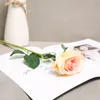 Simulatie False Rose enkele rozenbloemarrangement Wedding Valentijnsdag Woonkamer Decoratie
