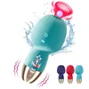 2 in1 AV Vibrator Zauberstab Für Frauen Masturbator Klitoris Stimulator Zunge lecken saugen Mini Vibratoren Sex Spielzeug für Erwachsene