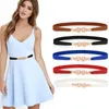 Gürtel Frauen Stretch Elastische Taille Gürtel Kleid Mode Weibliche Soild Rot Weiß Strap Für Cinturones Para MujerBeltsBelts