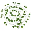 Decorative Flowers 12Pcs Durable Simulation Plants Exquisite Artificial Vine Bendable DIY Shape Arbitrarily Fake Cane