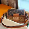 M45958 Подлинные кожаные женщины сумки сумки Lady Dauphine Madbag Sacks Crossbody Известные сумки сцепления Оригинальное качество роскошного дизайнерского кошелька монет модные кошельки кошельки кошелек