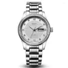 Armbanduhren NESUN Offizielle 2023 Luxus Männer Mechanische Armbanduhr Edelstahl GMT Uhr Top Marke Beschichtetes Glas Uhren Reloj Hombre