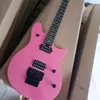 Chitarra elettrica rosa a 6 corde con tastiera in palissandro Floyd Rose personalizzabile