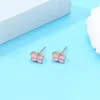 Stud Earrings Simple Fashion Small Butterfly Women's Oil Dripping Fresh Lovely