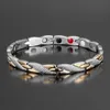 Link Chain Nantii Magnetic Bracelet for Women Fashion Dragon Pattern 4IN1 Bio Elements Magnets Healing Stainless Steel Bracelets G230222