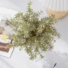 Dekorativa blommor Vackra konstgräs Portable Easy Care Bright Color Imitation Plants for Daily Life