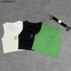 Designer-Cropped-Top-T-Shirts für Damen, Strick-T-Shirt, gestricktes Sport-Top, Tank-Tops, Damen-Weste, Yoga-T-Shirts