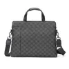 Valigette da lavoro per il tempo libero reticolo valigetta moda coreana tendenza una borsa da uomo a tracolla borsa per laptop 230223