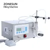 ZONESUN Semi Automatic Bottle Filling Machine Liquid Water Juice Drinks Olive Oil Magnetic Pump Jar Packaging Production ZS-MPZ1