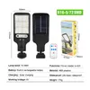 Solar Street Lights Outdoor Solar Waterdichte lamp met 3 lichte modus bewegingssensor beveiligingsverlichting voor tuinpatio