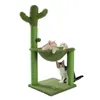 Cat Furniture Scratformers Toy Cactus Pet Tree Toy مع Post Ball Scratfering for Hitten Climbing Mushroom Conto حماية التسليم السريع 230222