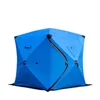 Tenten en schuilplaatsen 23 Persoon Winter Ice Fishing Tent 1515 Outdoor Camping Tent Katoen Strand Buiten draagbare auto Winter Visserij Huisverlichting Tent J230223