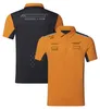 남자와 여자의 새로운 티셔츠 포뮬러 ONE F1 폴로 의류 최고 여름 짧은 슬리브 레이싱 팀 유니폼 캐주얼 건조