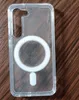 Magnetyczne bezprzewodowe obudowy szokowe dla iPhone'a 14 plus 13 pro max 12 11 Samsung S23 S22 Ultra twardy akrylowy plastikowy miękki tpu przezroczysty magnes.
