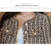 Jackets femininas HMA HAPALALIDADE Temperamento Ladies Runway Style Tweed Jaqueta curta Autumn Elegant Fashion Casat Top 230223