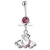 Navel Bell Button Rings D0540 Belly Ring Mix Colors Drop Delivery Jewelry Body Dhgarden Dhhul