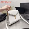 Damen-Mini-Cassandra-Schultertaschen, Designer-Tasche, Luxus-Handtasche, Umhängetasche, Umhängetasche, schlichte Umschlag-Taschen, Leder 5A