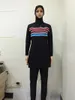 Abbigliamento etnico Costumi da bagno modesti Costumi da bagno islamici completi Costume da bagno musulmano da donna Muslimah Abbigliamento da spiaggia arabo per adulti Hijab a vita alta