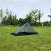 Tält och skyddsrum vattentäta tält ultralätt dubbla nivåer stavlös pyramidtält singel en person 4 säsong alla vädret för jakt vandring j230223