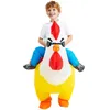 Speciale gelegenheden OCNS KIDS KIND KIND OPLOPBAAR Haan Kostuum Kostuum Haai Mascotte Mascote Jurk Spak Halloween Party Cosplay Kostuums voor Boy DHRCF