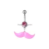 Połączenie Bell Button D0572 Clear Color Gecko Style Belly Stud kropla dostawa biżuterii Body dhgarden dhims