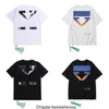 Luxury Classic Mens t Shirt Offs Brand Tops Tees Shirts Couple T-shirt Designer Men Women Cotton Sweatshirt Black White Arrow Badge T-shirts