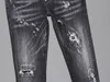 Zwarte herenjeans Cool Guy Klassieke mode Hiphop Rock Moto Design Ripped Distressed Biker Dsq2 Jean 868 O1zb