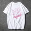 T-shirty damskie Fiorucci Baby Angel graficzne koszulki moda letnia klasyczna estetyczna koszulka kobiety mężczyźni kawaii ubrania kreatywna para