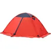 Tents and Shelters Hillman 2 Person Aluminum Pole Double Layer Waterproof Windproof With Snow Skirt Camping Tent Barraca Tienda De Campaa J230223