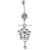 Navel Bell Button Rings D0536 Belly Ring Mix Colors Drop Delivery Jewelry Body Dhgarden Dhdsw