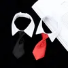 Cog Apparel Pet Cat الرسمية الرقبة Tuxedo Bow Tie Black and Red Twhip for Accessories Aledable White