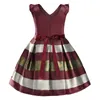 Girl's Dresses Baby Girls Striped Dress For Girls Formal Wedding Party Dresses Kids Princess Christmas Dress Costume Children Girls Clothing Z0223