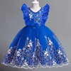 Girl's Dresses Girl Summer Lace Princess Dress Children Floral Gown Dresses for Girls Clothing Kids Birthday Party Tutu Custome for 212 Y Z0223