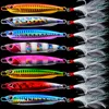 Hameçons de pêche 8 Pcs / lot Jigging Lure Set Leurres Métal Spinner Cuillère Poisson Appât Jigs Japon Tackle Pesca Bass Thon Truite 230222