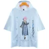 القمصان thirts harajuku style shikimori ليست مجرد cutie 3d womens summer hood tshirt قصيرة الأكمام قمم تي شيرت