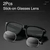 Sunglasses Frames Portable Liquid Silicone Bifocal Myopia Lens 2 Pcs Stick-on Lenses Unisex Anti-blue Light Eyeglasses With Original Box